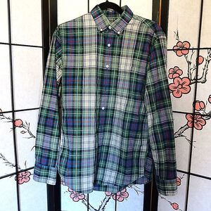 J. Crew Plaid Button Down Shirt Size Small